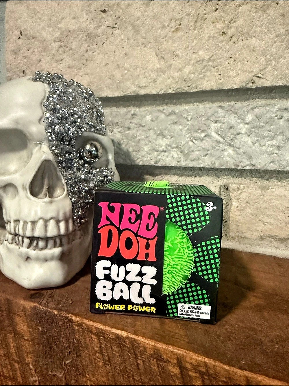 NeeDoh Fuzz Ball Sensory Toy Green NWT